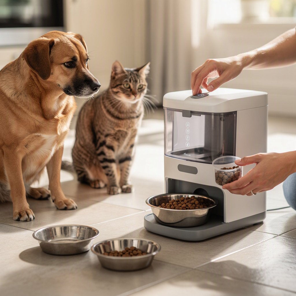 Como testar um comedouro para cães e gatos antes de depender da programação