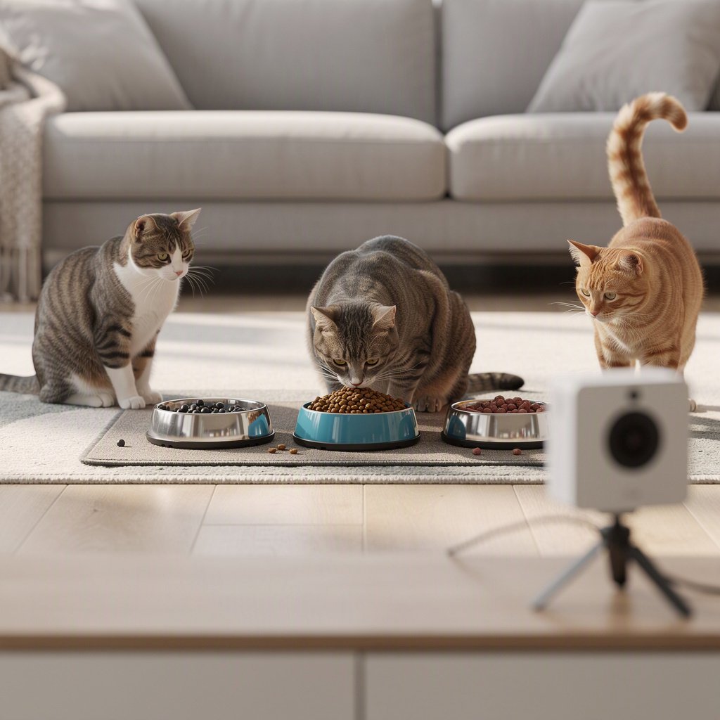 Quando há mais de um gato no apartamento