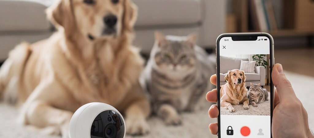 Câmera para acompanhar cães e gatos: como proteger a privacidade e o acesso
