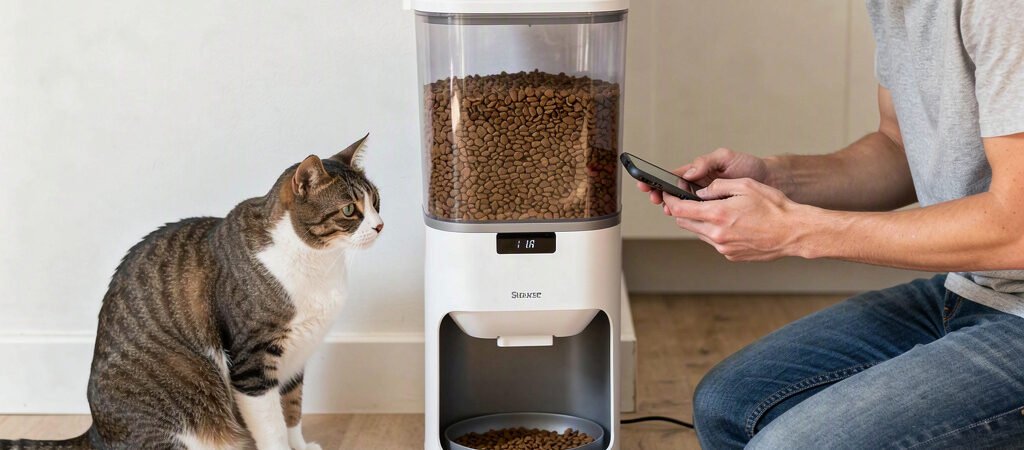 Como programar um comedouro automático para gatos pela primeira vez