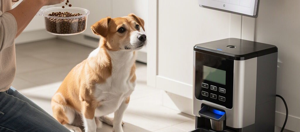 Como organizar a alimentação automática de cães de pequeno porte sem depender do Wi-Fi