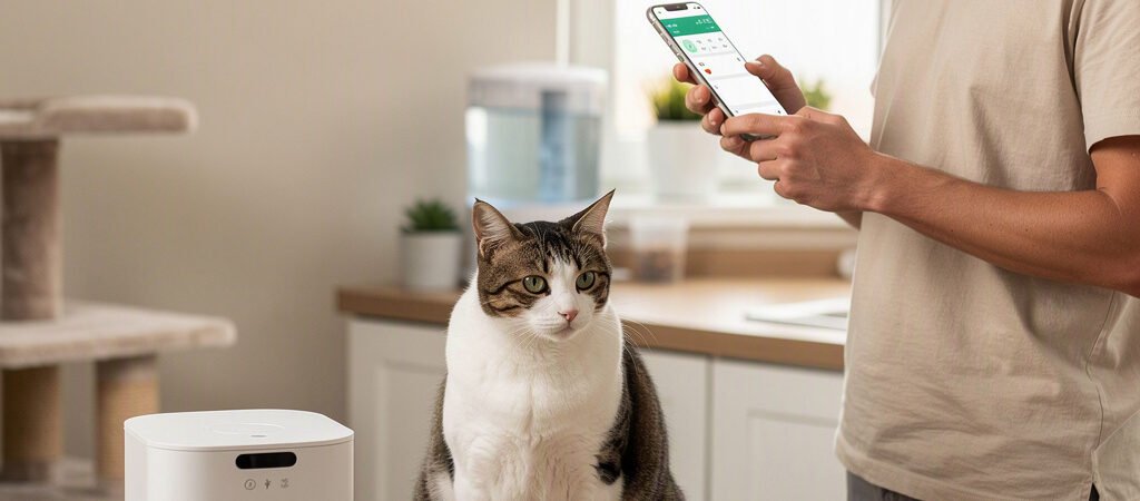 Alimentação programada para gatos: como distribuir os horários sem complicar a rotina